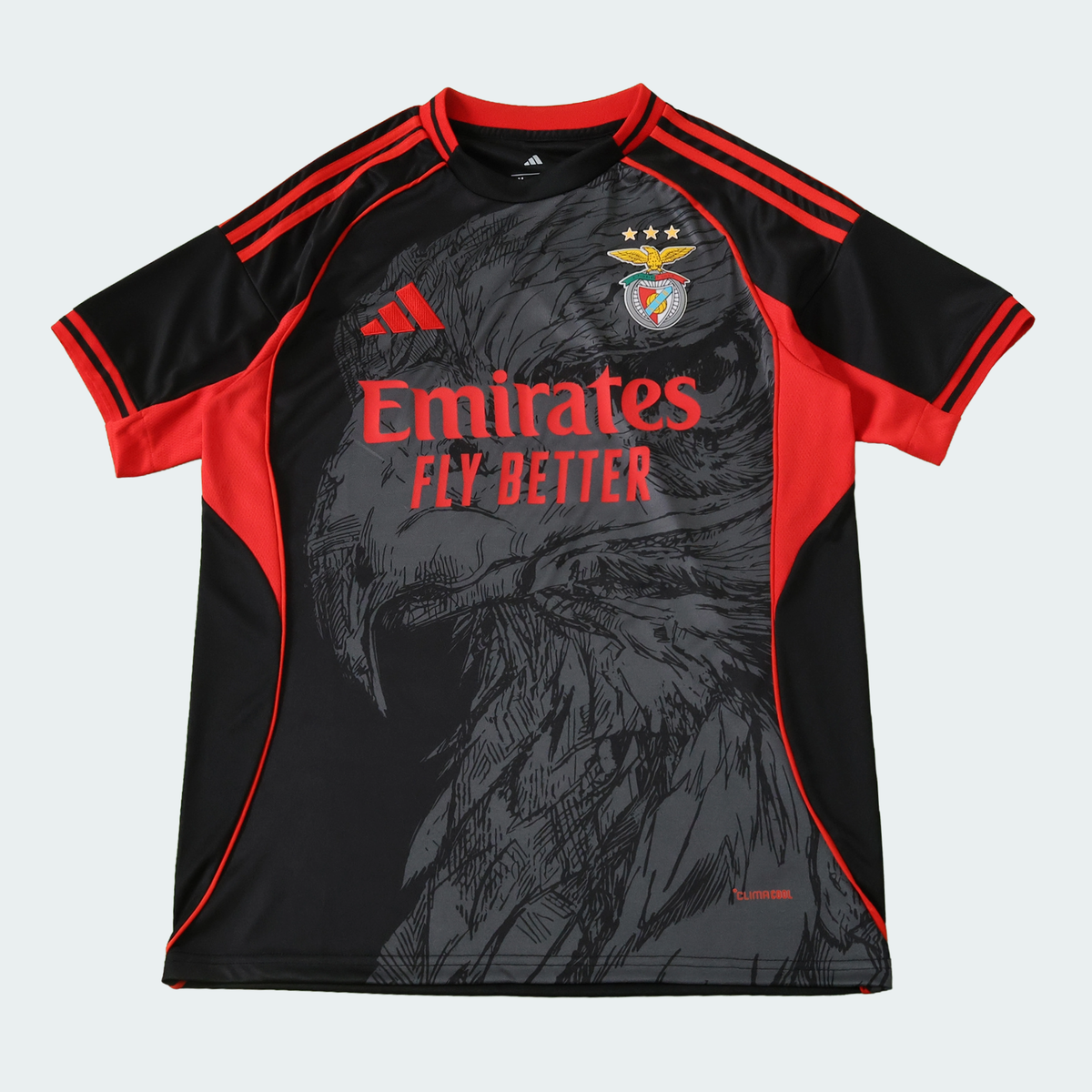 Men's Special Edition Eagle Wing Black & Red Jersey 25/26