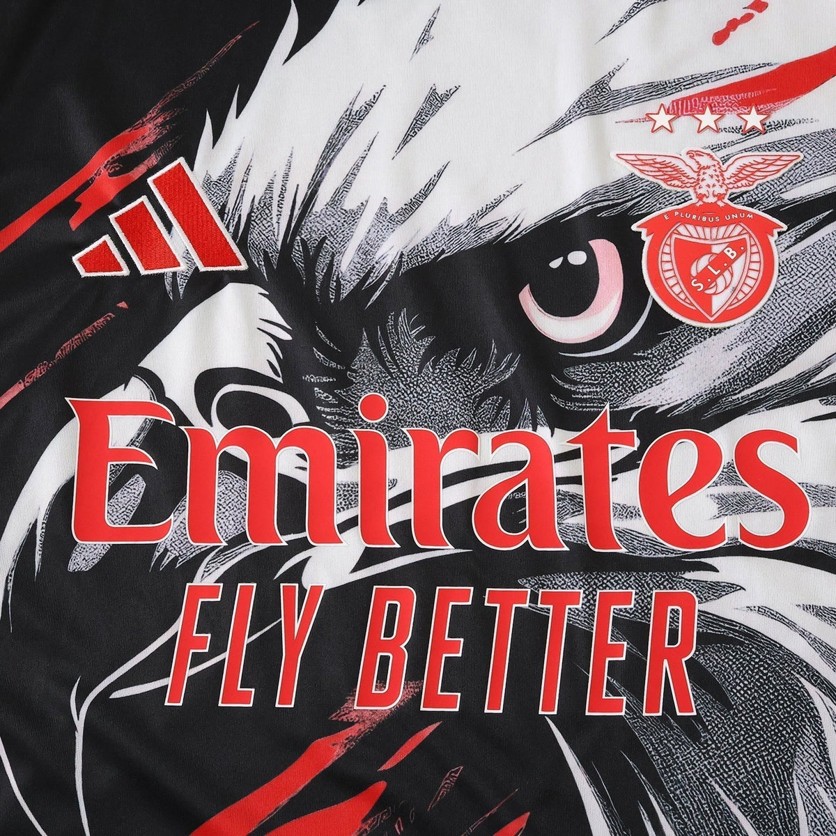 Men's Special Edition Eagle White & Red Jersey