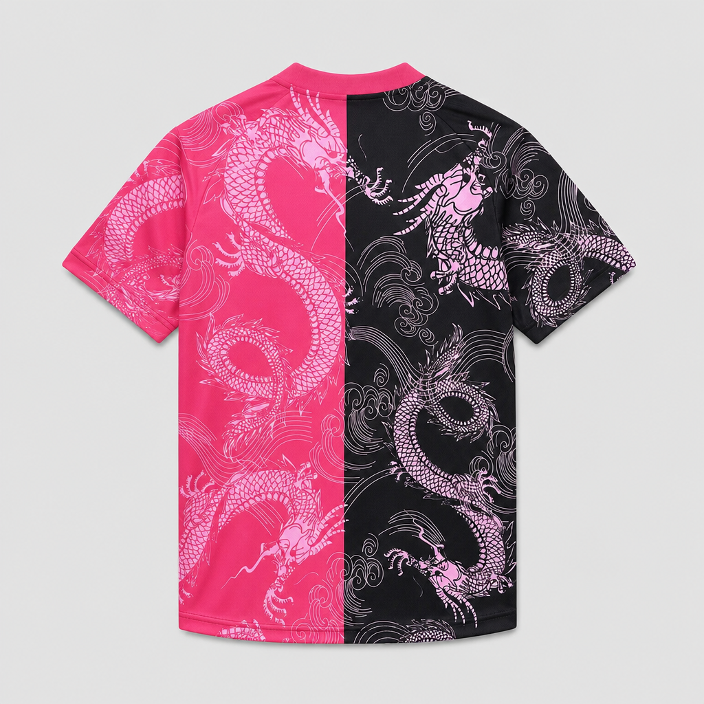 Men's Special Edition Dragon Pink Black Special Edition Jersey 26/27
